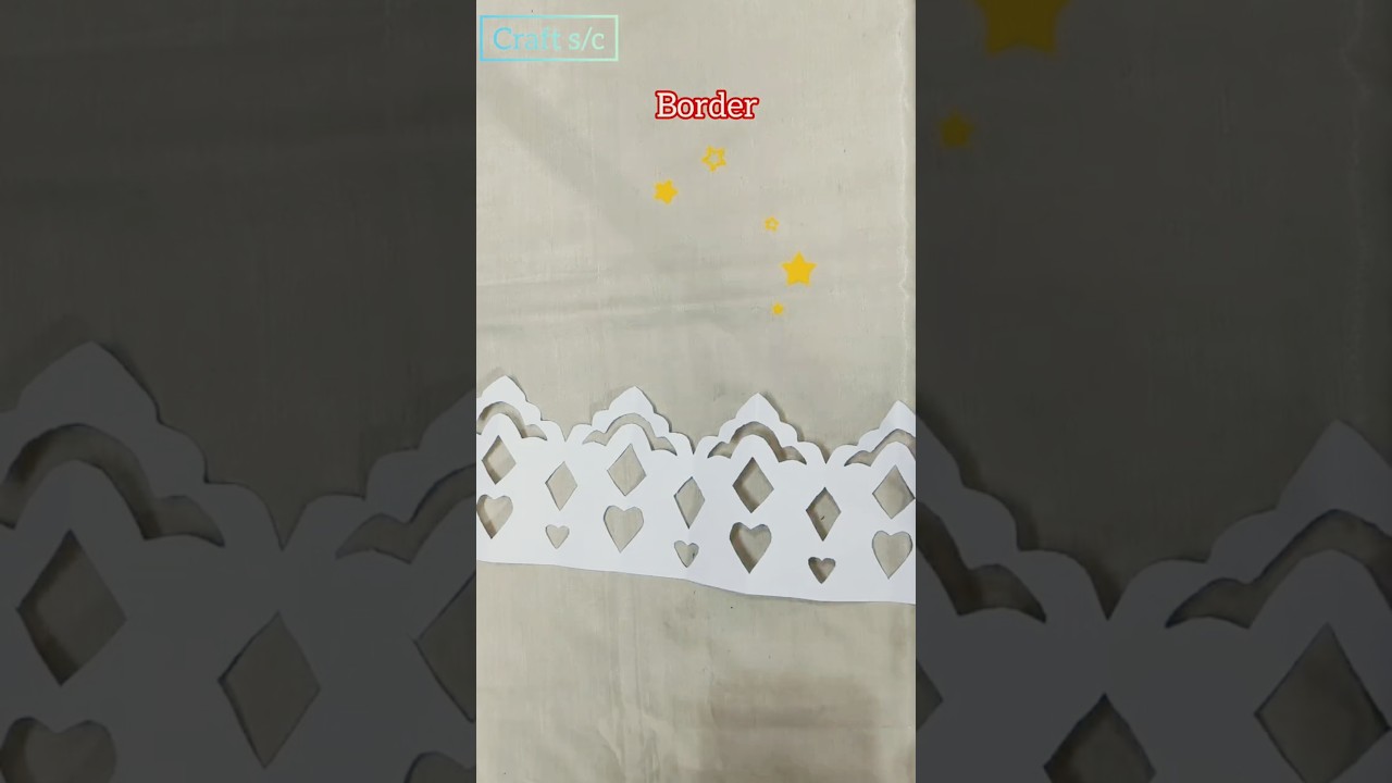 How to make bulletin board border 😊