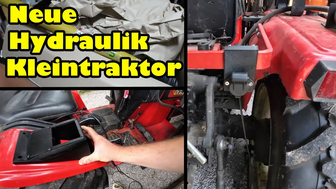 Projektstart Yanmar Umbau - Steckdose Hydraulik - Kleintraktor  Ölwechsel Wartung Gelenkwellenschutz