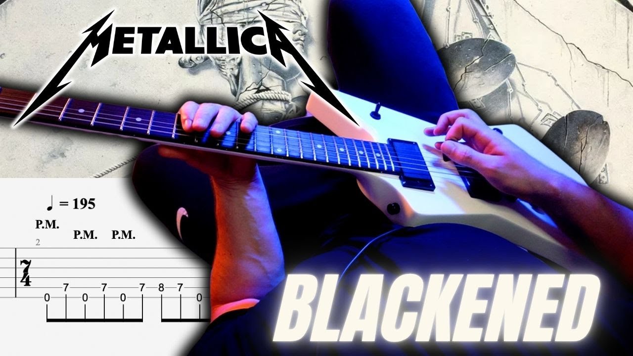 Metallica – Blackened POV Guitar Cover 2025 ⚖️ | SCREEN TABS