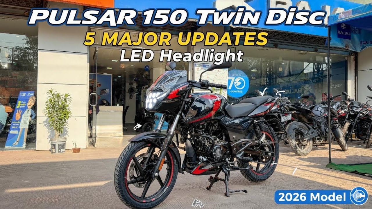 New Pulsar 150 ❤️‍🔥 Twin disc ❤️‍🔥 with 5 Major updates | 2026 Model | Harsh Yadav | 