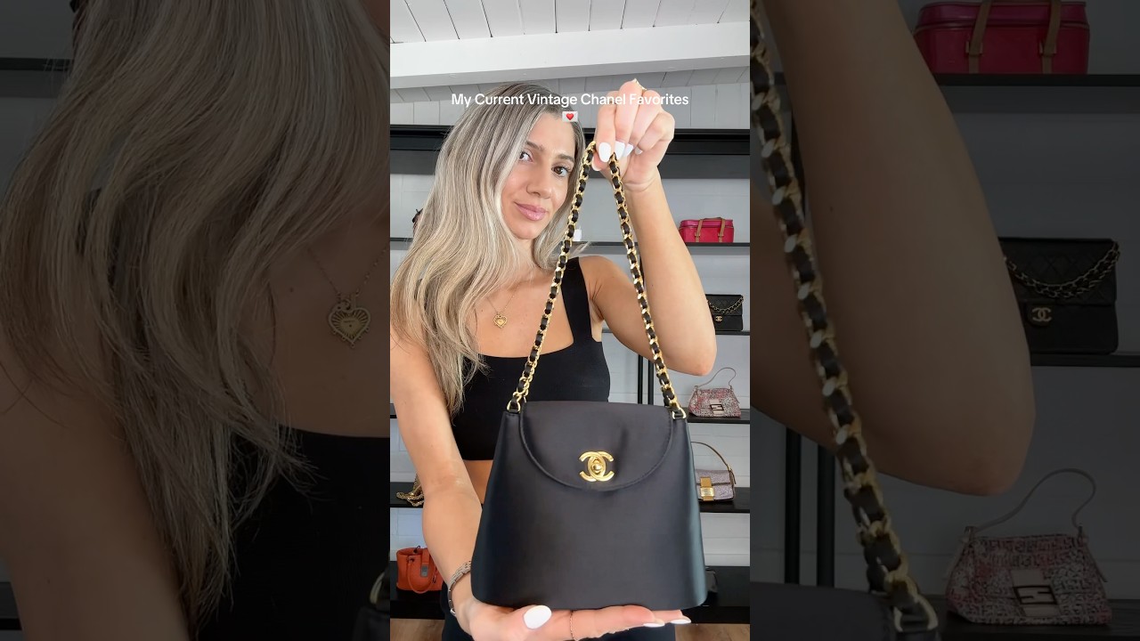 Which Vintage Chanel bag is your fav? 🖤✨  #chanel #vintage #chanelbag #vintagefashion #bag