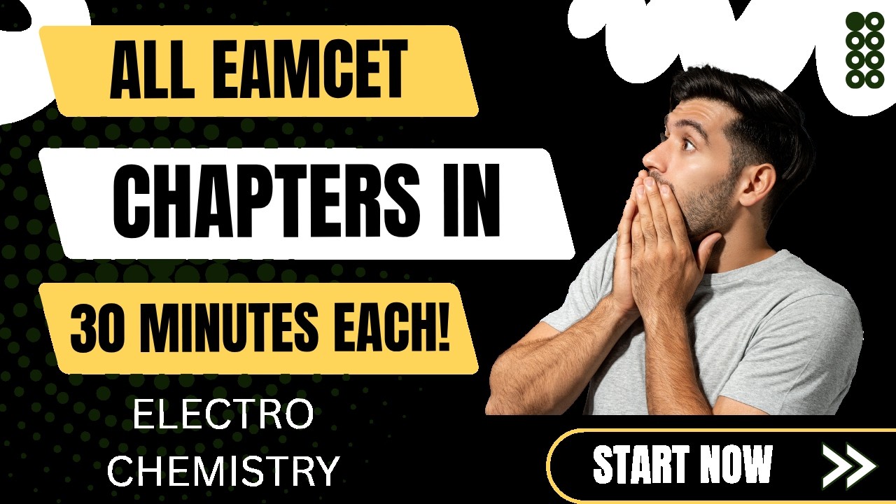 ELECTRO CHEMISTRY EAMCET 2026 | Sthavya Learning | Smart Revision & Exam Preparation