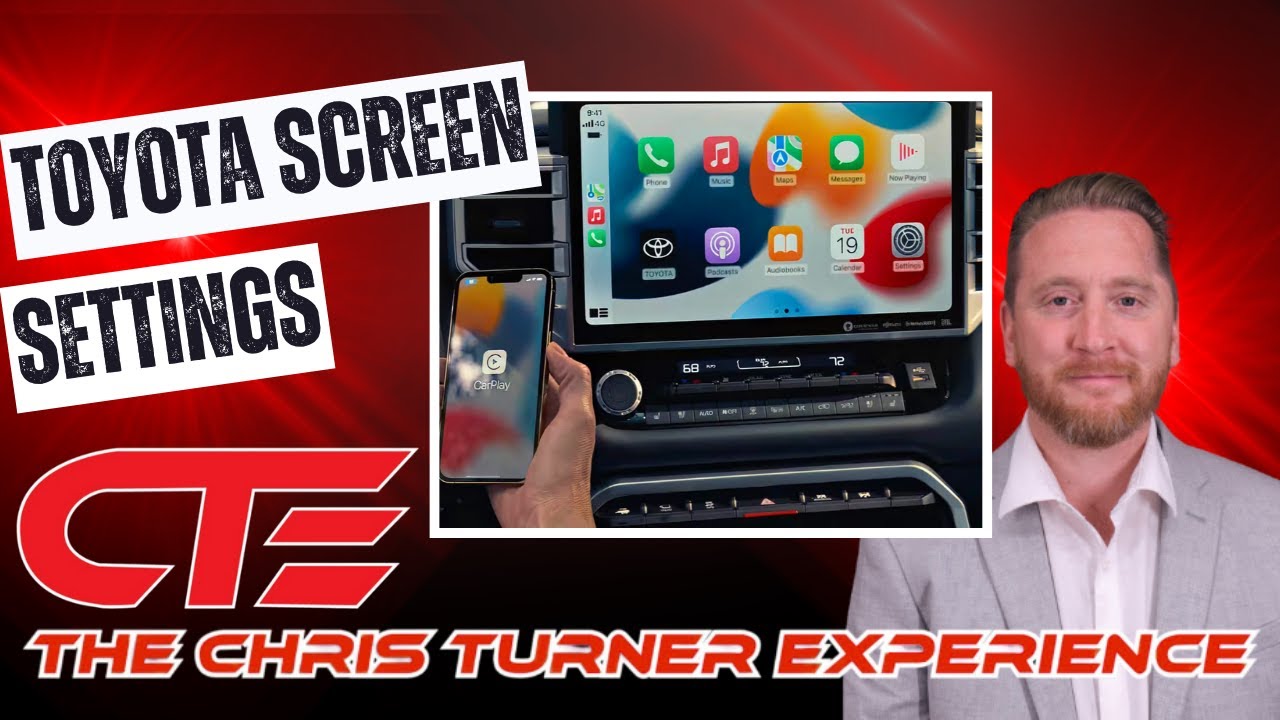 🚗 How to Adjust Toyota&rsquo;s NEW Multimedia Display Screen Settings! 📱