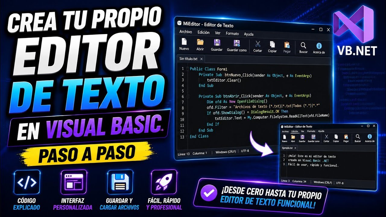 Editor de Texto en Visual Basic
