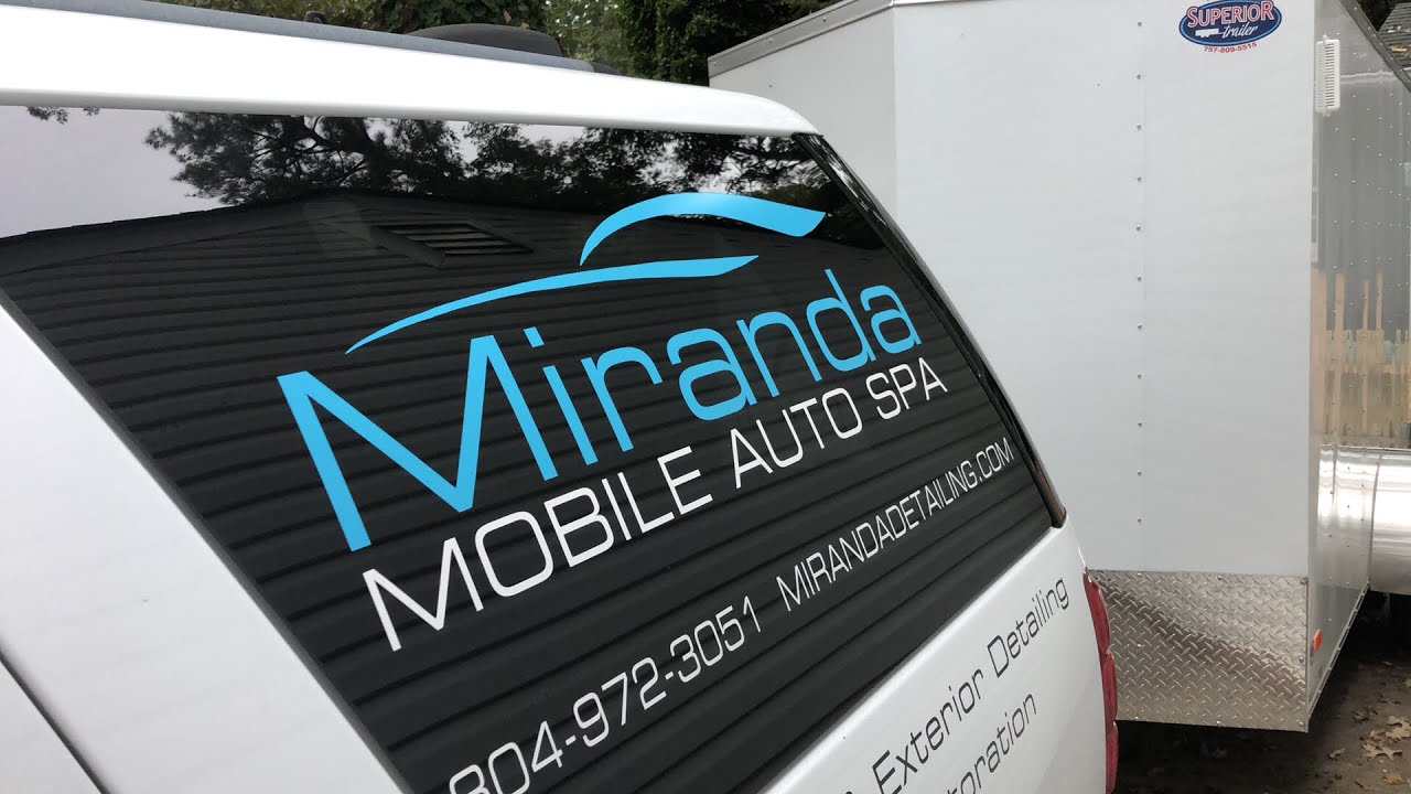 New Mobile Detailing Trailer Setup!