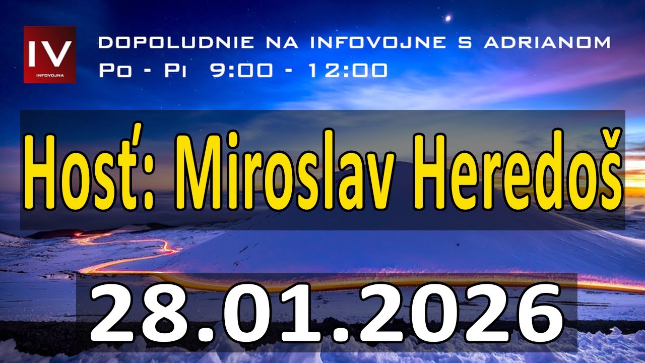 Dopoludnie na InfoVojne s Adrianom 28.01.2026
