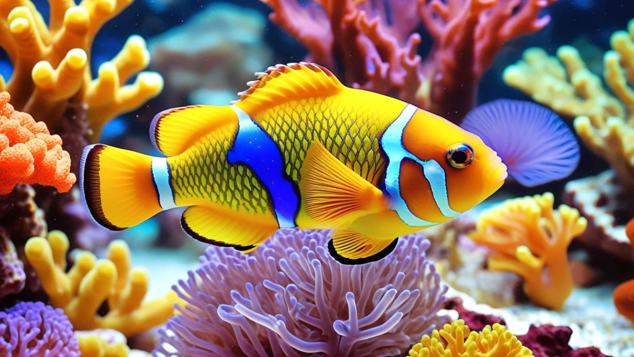 The Best 4K Aquarium - Dive Into The Mesmerizing Underwater Realm, Sea Jellyfish, Coral Reefs . #7
