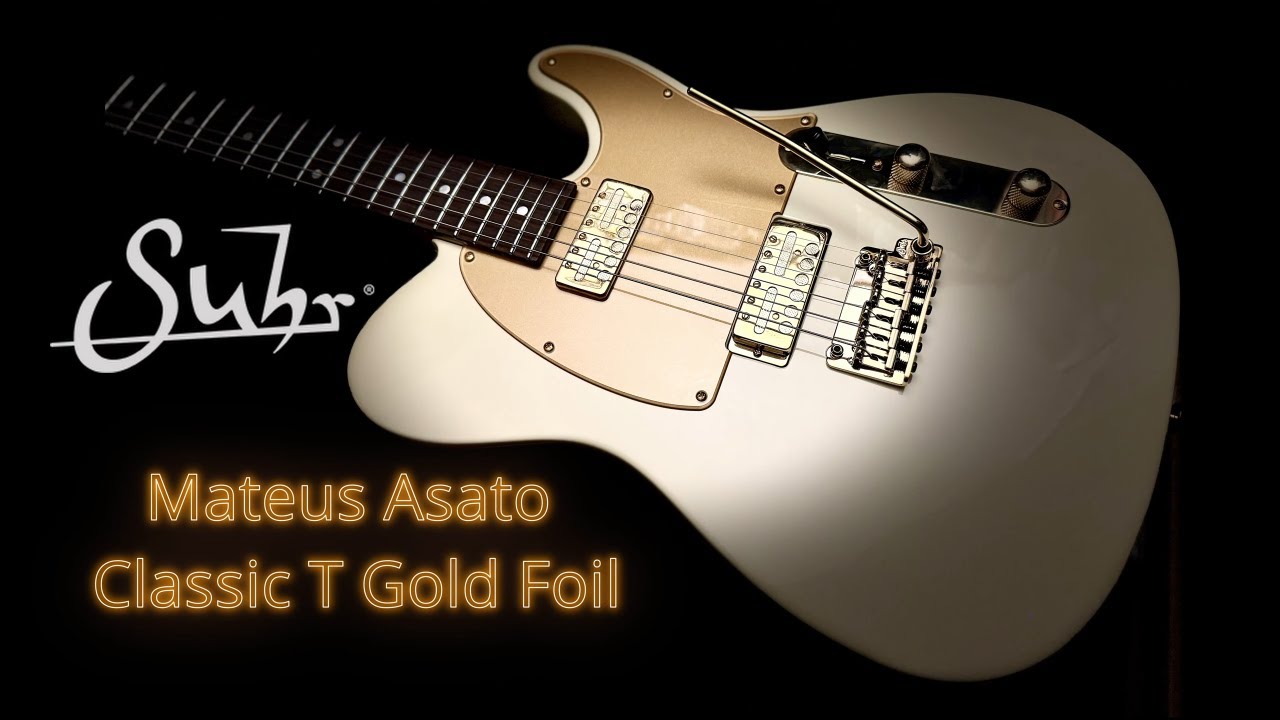О, Боже, я просто в восторге! Suhr Mateus Asato Classic T Gold Foil
