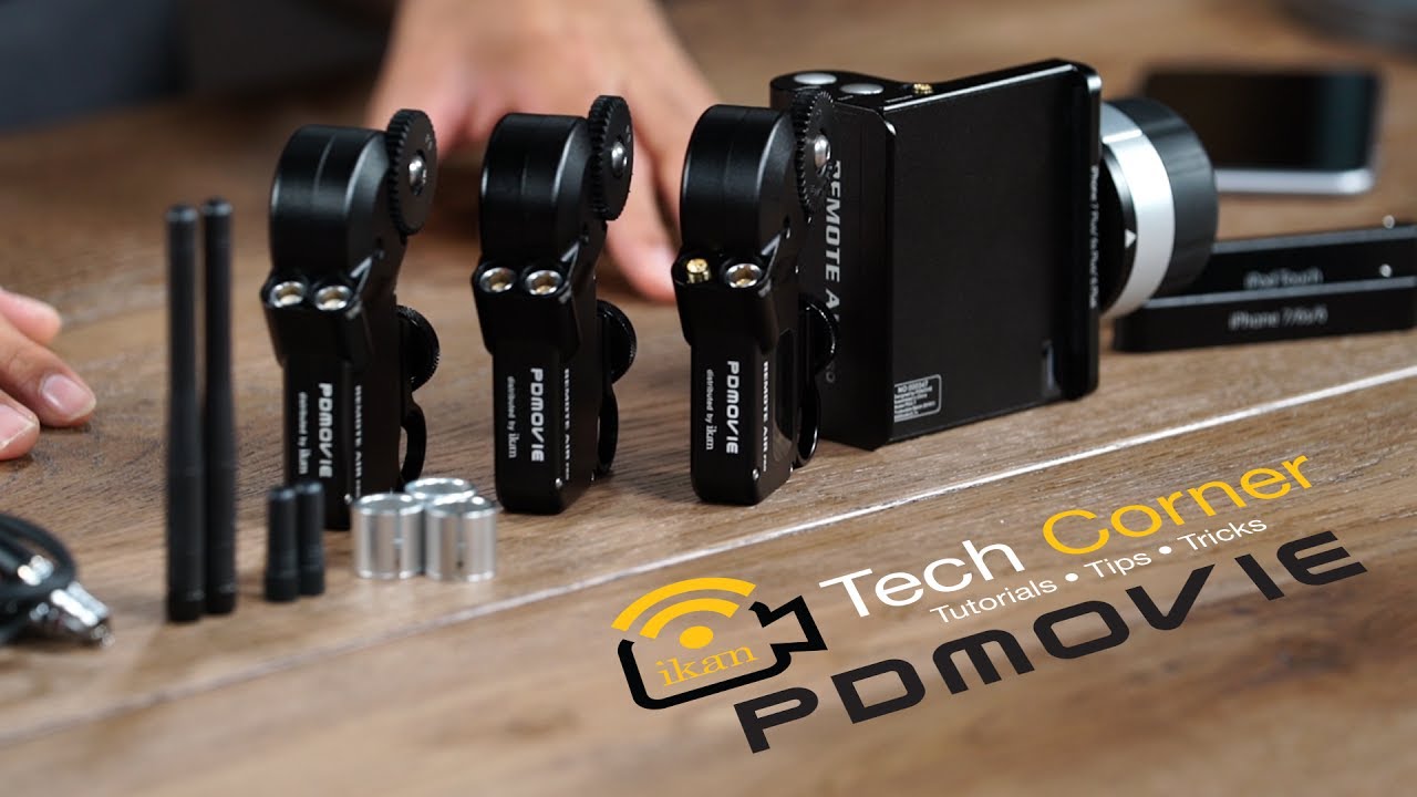 PD Movie Remote Air Pro Wireless Follow Focus - How To Use The Control Unit | Ikan Tech Corner