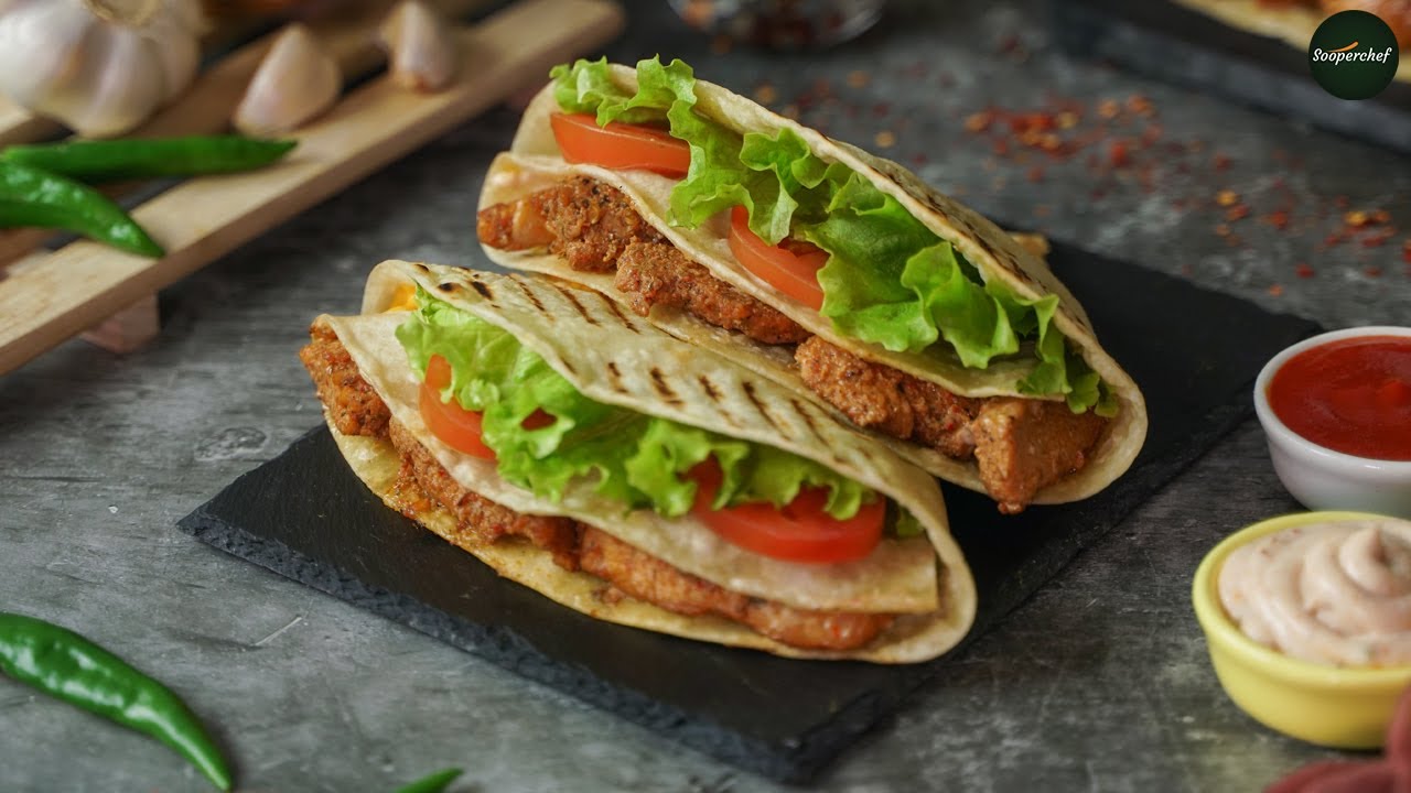 Chicken Roti Wrap Recipe By SooperChef