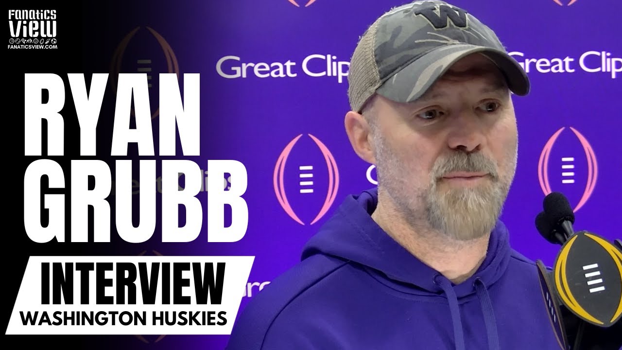 Washington Huskies OC Ryan Grubb Breaks Down Washington vs. Michigan & Michael Penix Jr. Growth