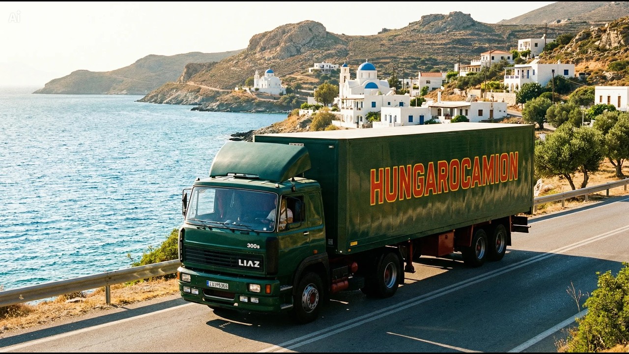 Euro Truck Simulator 2 Szaloniki - Mitilíni LIAZ 300s