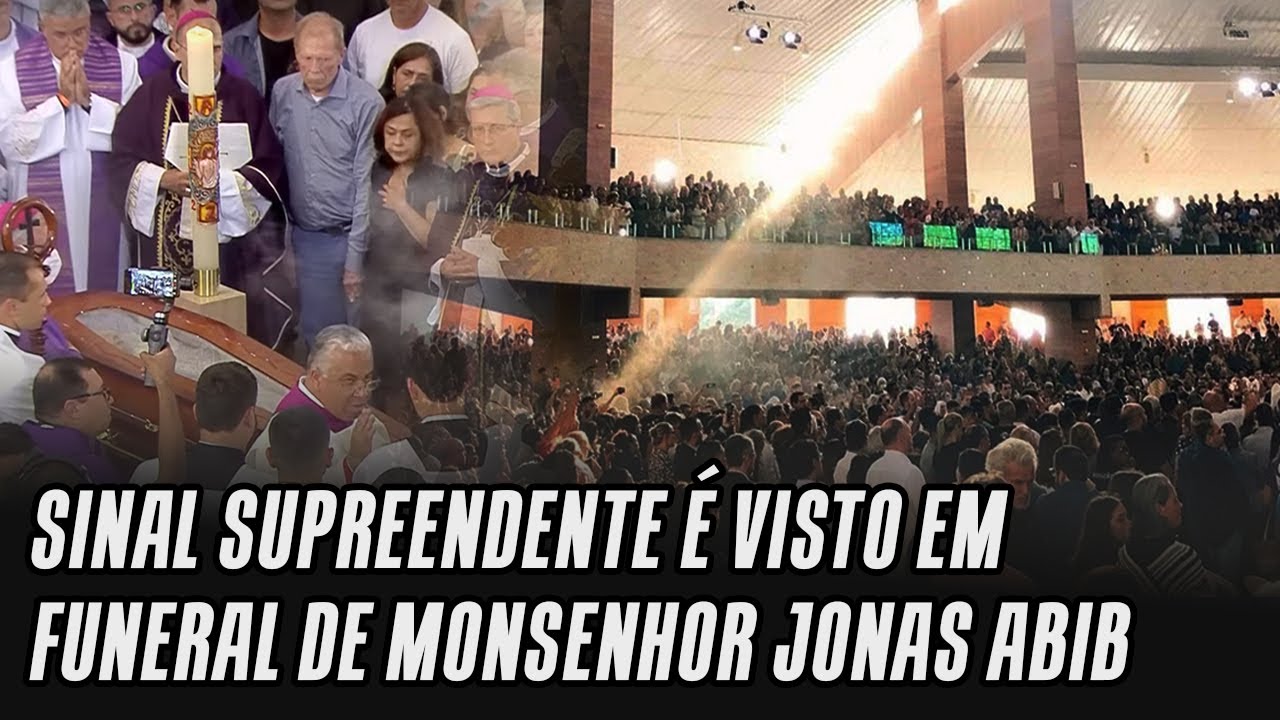VEJAM ESTE SINAL QUE SURPREENDEU A TODOS EM FUNERAL DE MONSENHOR JONAS ABIB NA CANÇÃO NOVA
