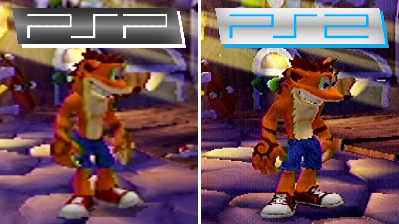 PSP vs PS2 Face-Off | Crash Mind over Mutant (2008) Which One is the best!