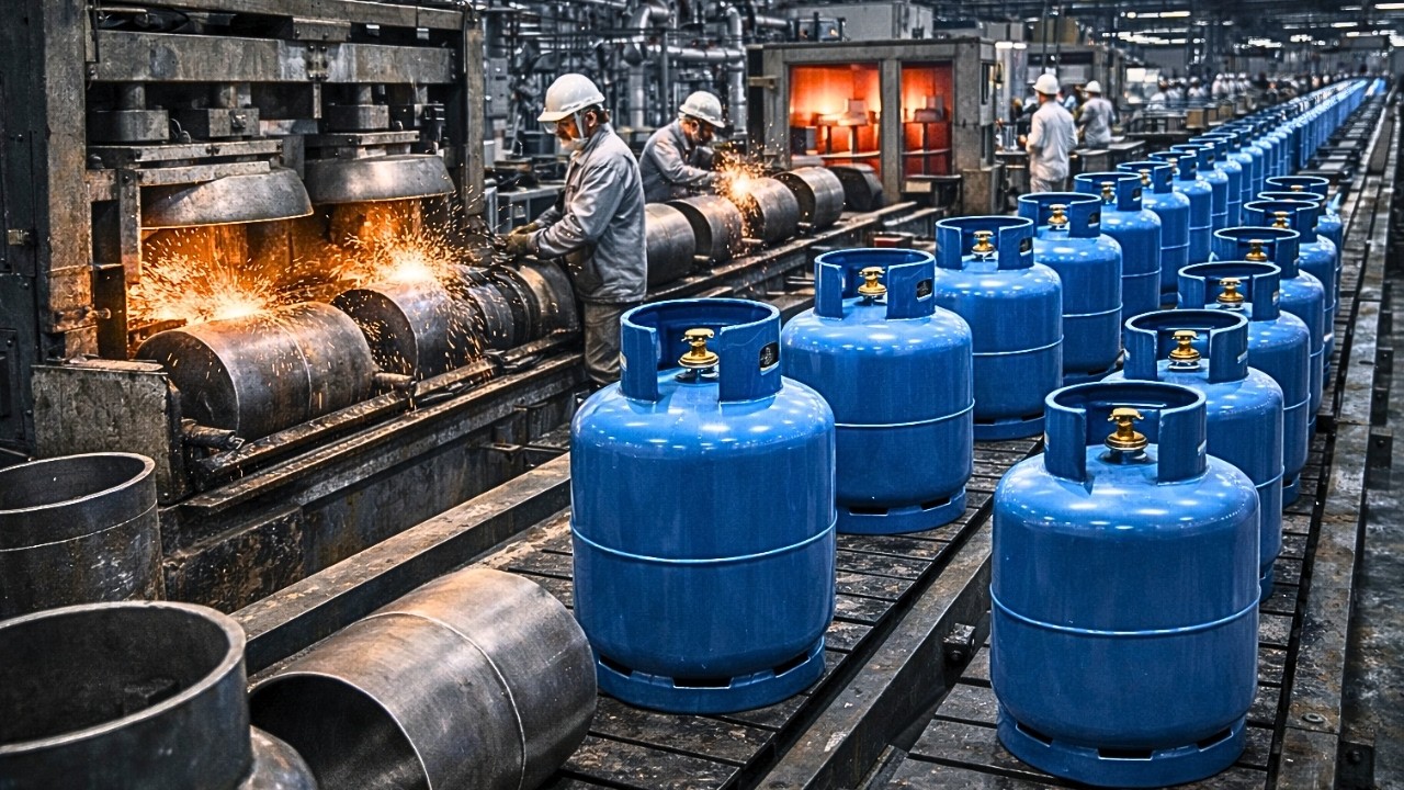 ASÍ se FABRICAN los TANQUES de GAS: ¿Por qué NO EXPLOTAN aunque estén llenos de GAS inflamable?