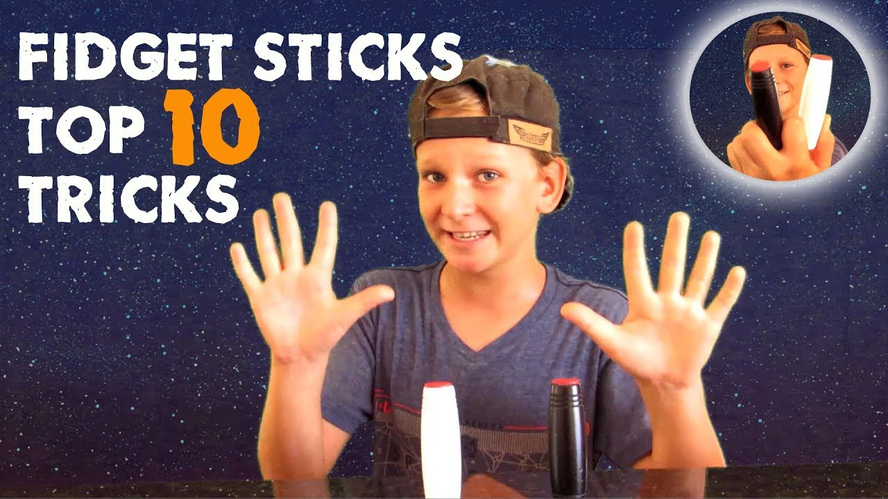 Top 10 Tricks with Fidget Sticks / Rollers and Review -  Tutorial how to use Japanese Sticks