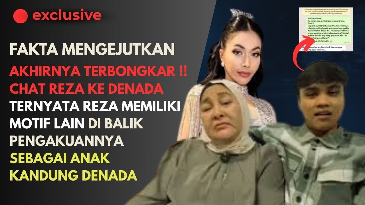 🔴 Diluar Dugaan!! Ternyata Reza Memiliki Motif Lain Dibalik Tuntutannya Sebagai Anak Kandung Denanda