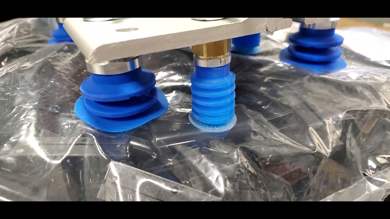 SMC ZP3P vacuum cups, ZL6 venturi, ZP2V vacuum saving valves