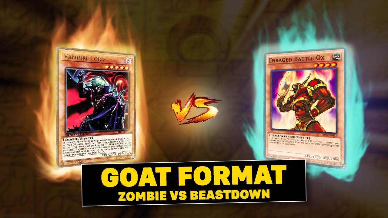 El IMPARABLE deck ZOMBIE vs BEASTDOWN (YUGIOH GOAT FORMAT)