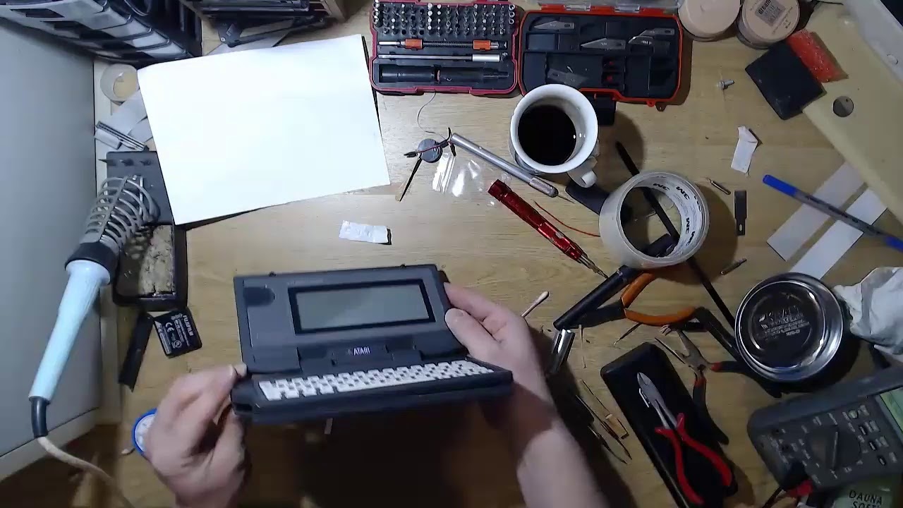 Modding my Atari Portfolio