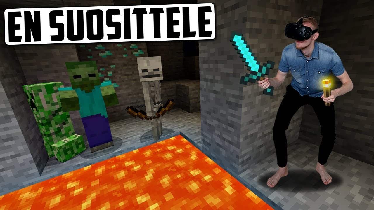 Minecraft on liian pelottavaa virtuaalisessa todellisuudessa..