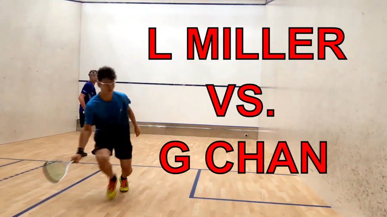 L Miller vs G Chan | Australian Junior Squash Championships | Squash Game