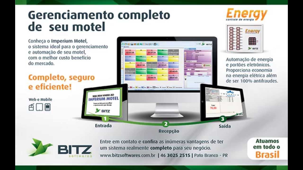 Sistema/Programa/Software/Motel  (Moteleiro  - BITZ Softwares)