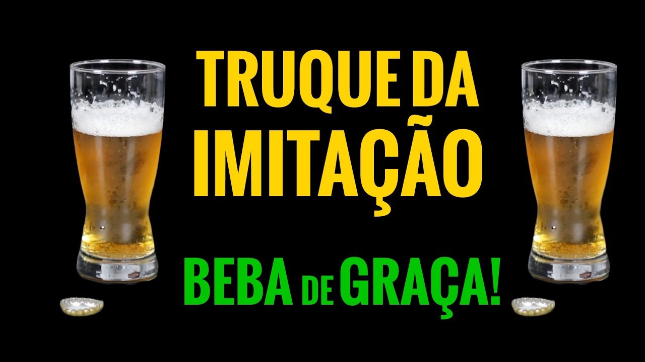 🔴  TRUQUE DA IMITAÇÃO - TRUQUES DE BAR #28