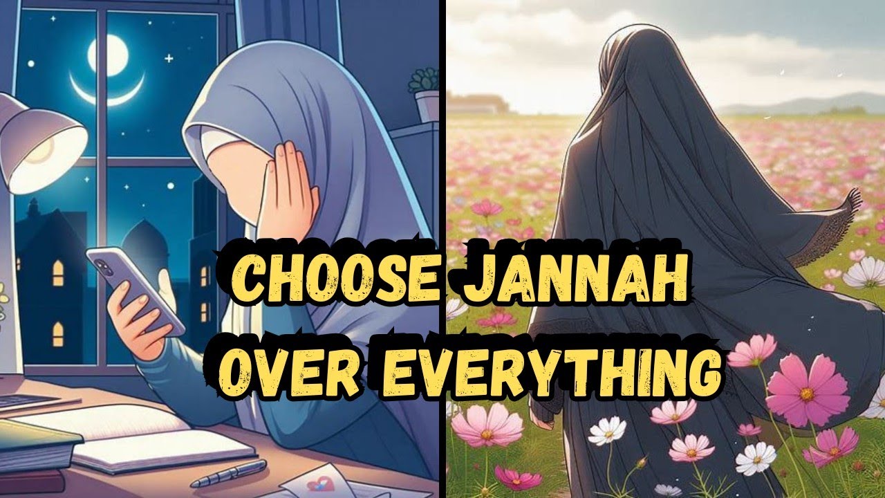 “Don’t Chase the World — Let Your Heart Chase Jannah.#jannah