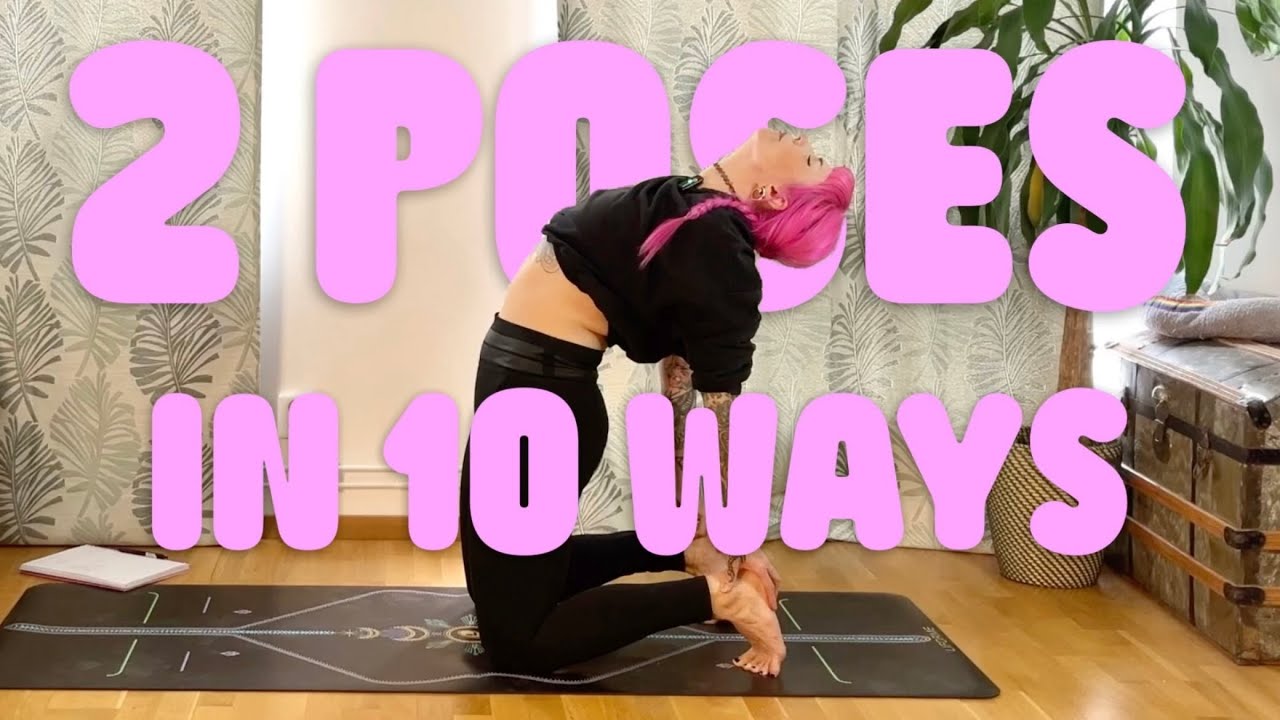 2 Poses - 10 Ways! 20 min Heart Opening Yoga Flow