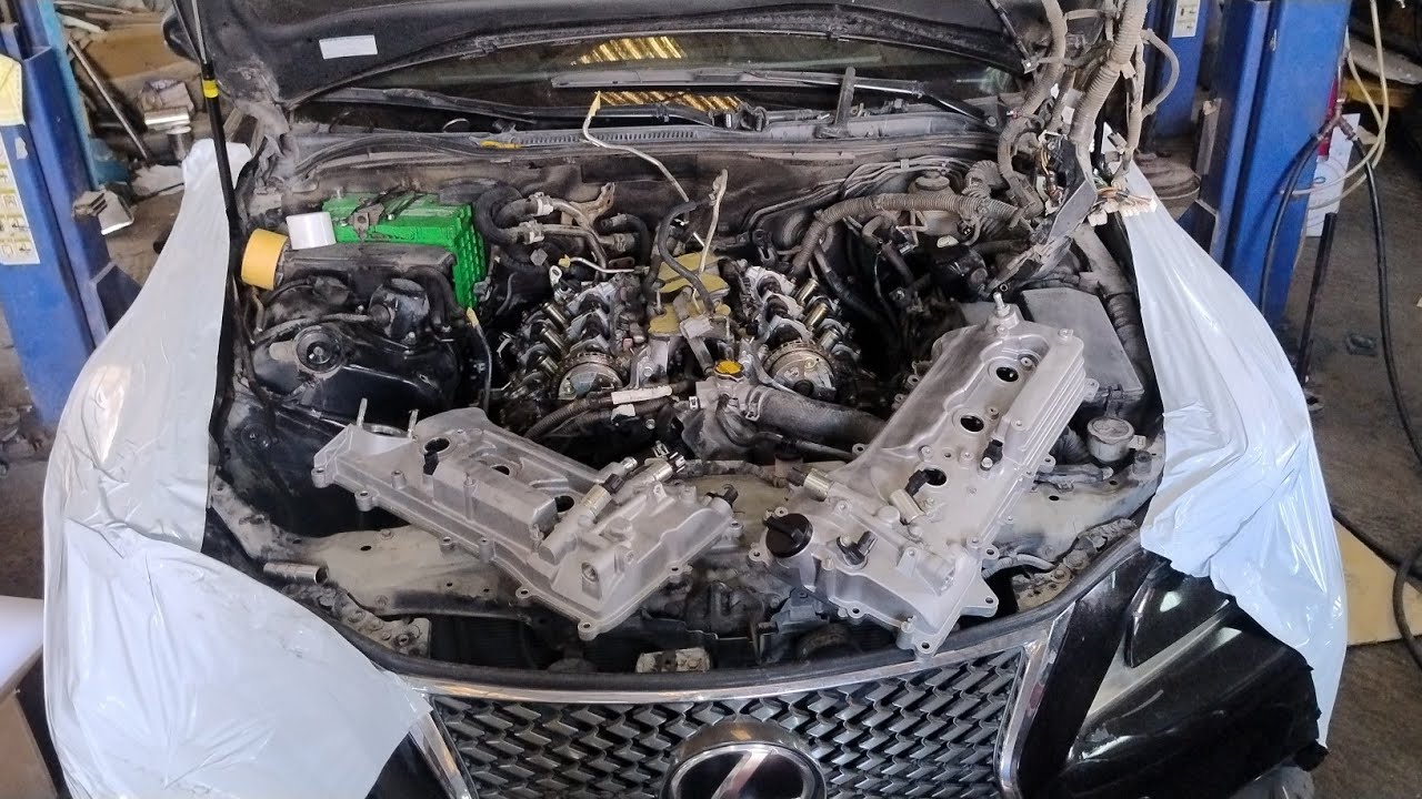 2017 Lexus GS300, GS350, IS350, IS250 Valve Cover Gasket Replacement step by step