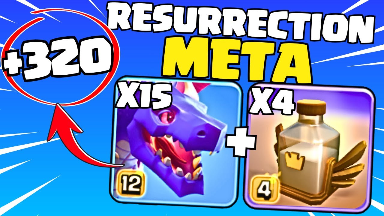 🐉 DRAGON + SORT de RÉSURRECTION = COMPO IMBATTABLE en HDV17 !!! | Clash of Clans
