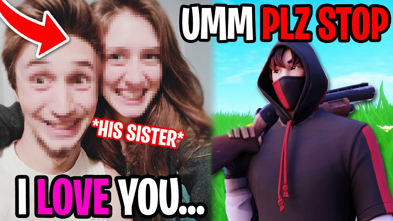 His Little Sister Tried Dating Me..(Fortnite)