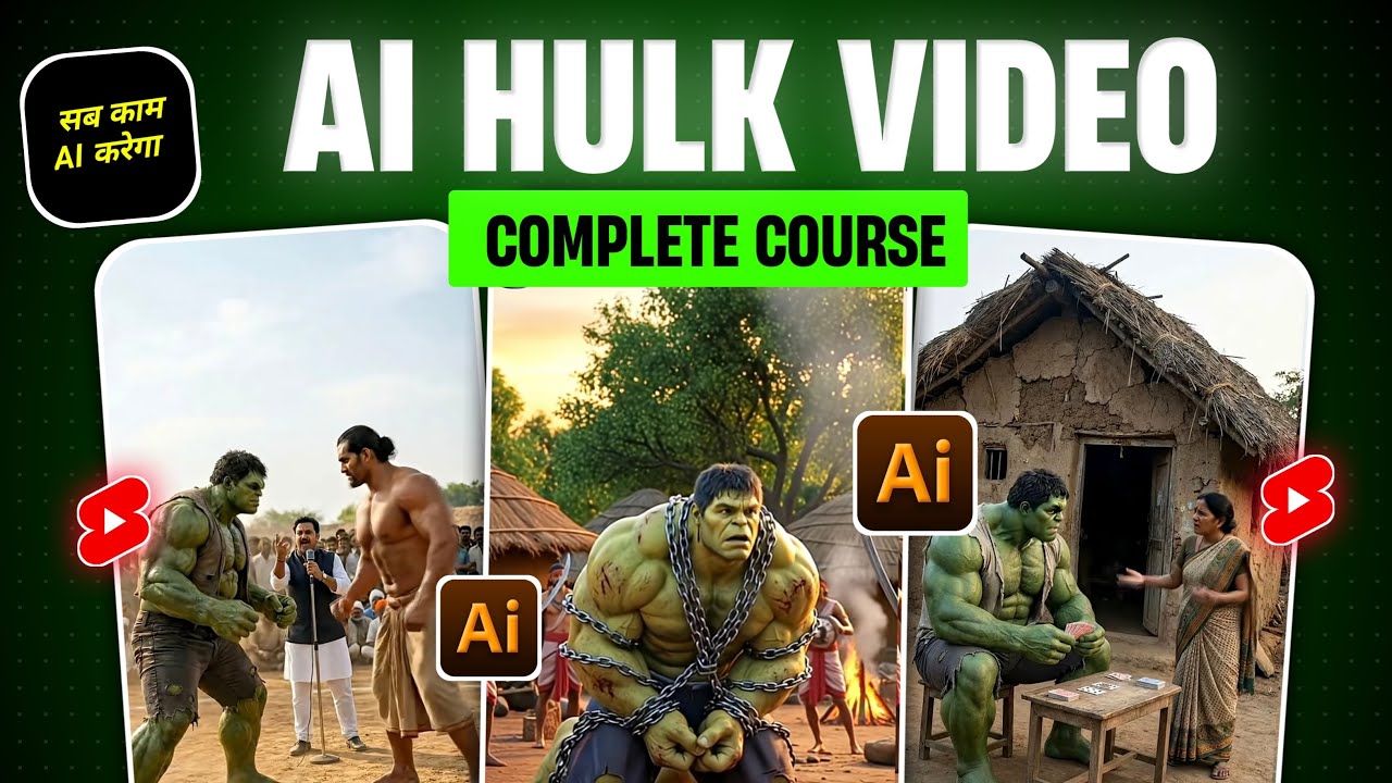 Ai Hulk Video Kaise Banaye | Ai Se Unlimited Hulk Video Kaise Banaye | Ai Hulk Video Generator FREE