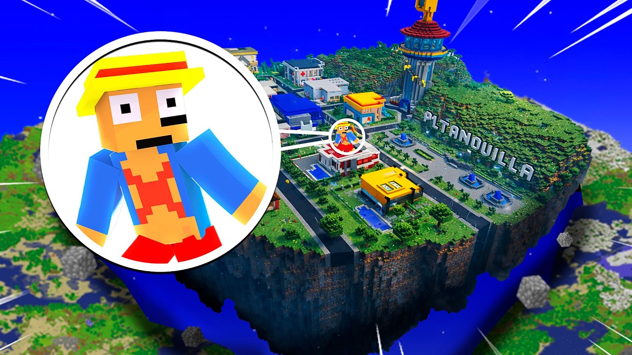 LA CIUDAD DE PLATANOVILLA SEPARADA DEL MUNDO DE MINECRAFT 😱