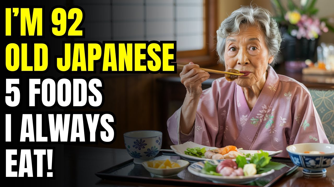 I Eat TOP 5 Food and Don't Get OLD! 92 Old Japanese