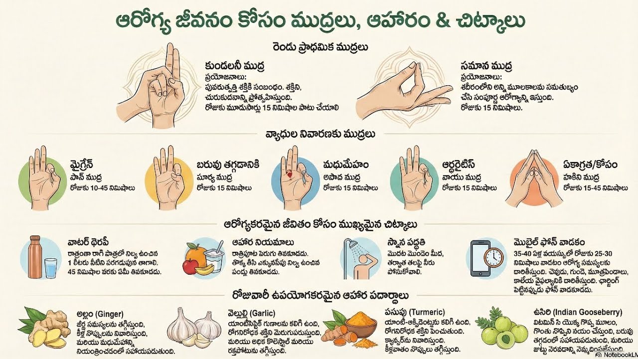 చేతి ముద్రలతో ఆరోగ్యం-6