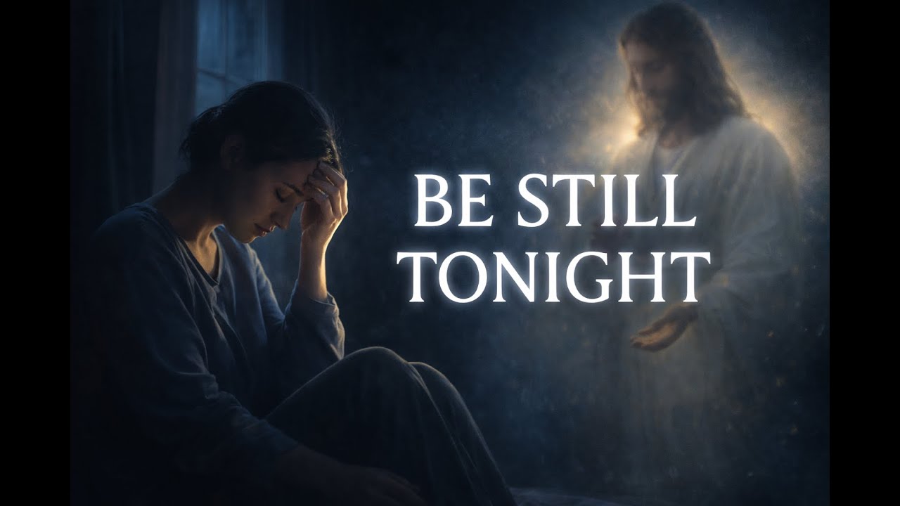 Jesus Said: Be Still – You Don’t Have to Fight Tonight | Night Prayer for Peace Before Sleep