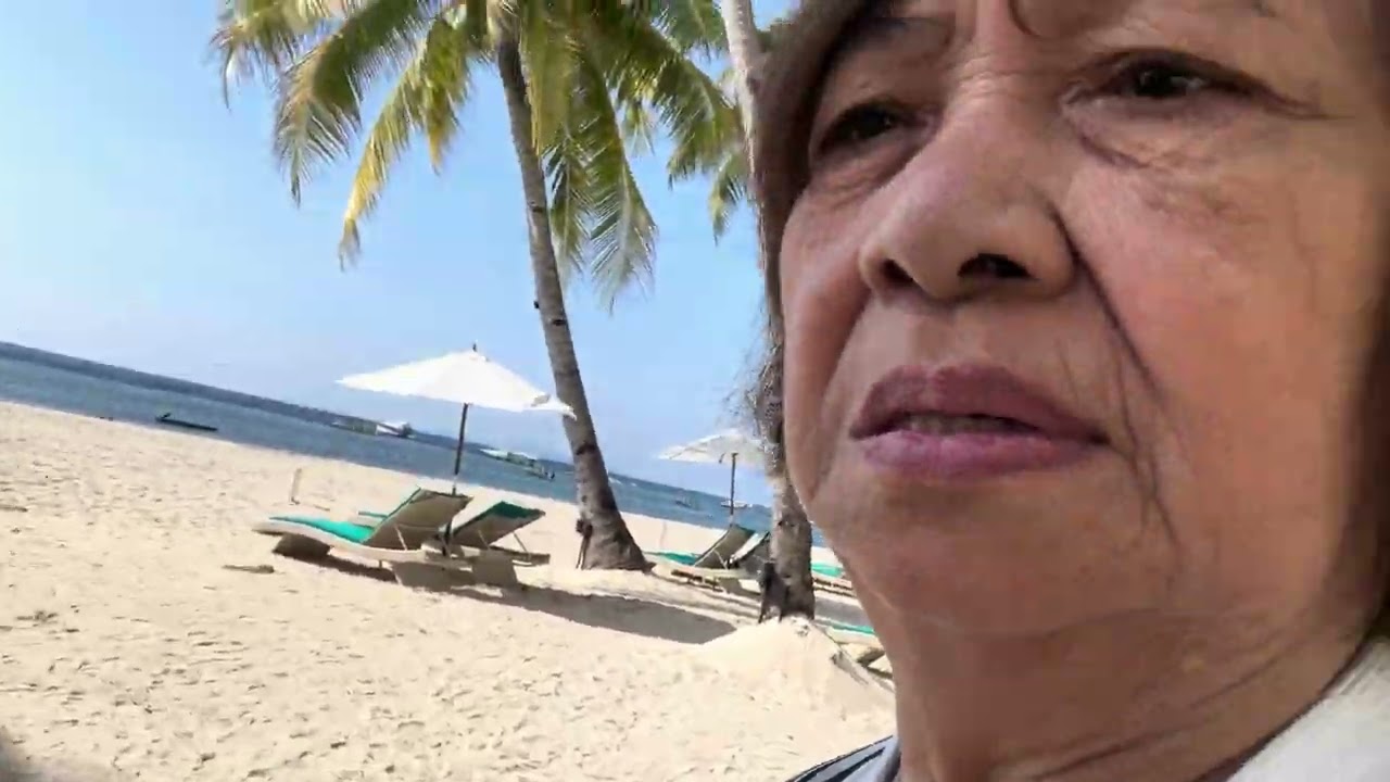 With my grandson cloudio hennan resort panglao