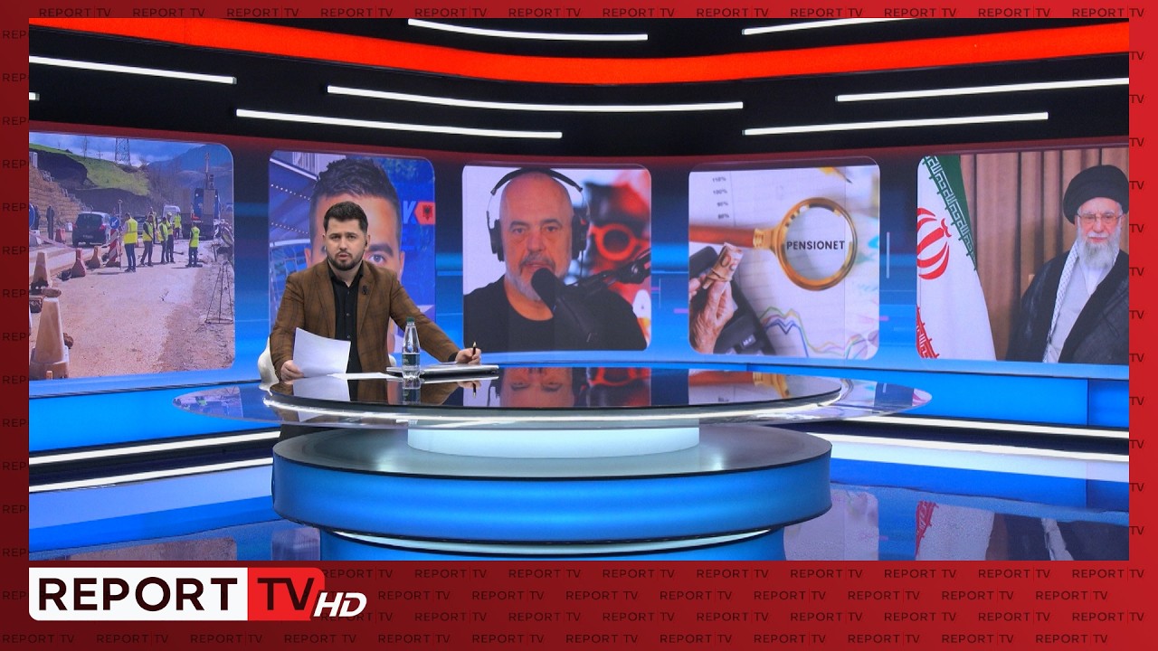 Edicioni i lajmeve ora 20:00 në Report TV, 22 Shkurt 2026
