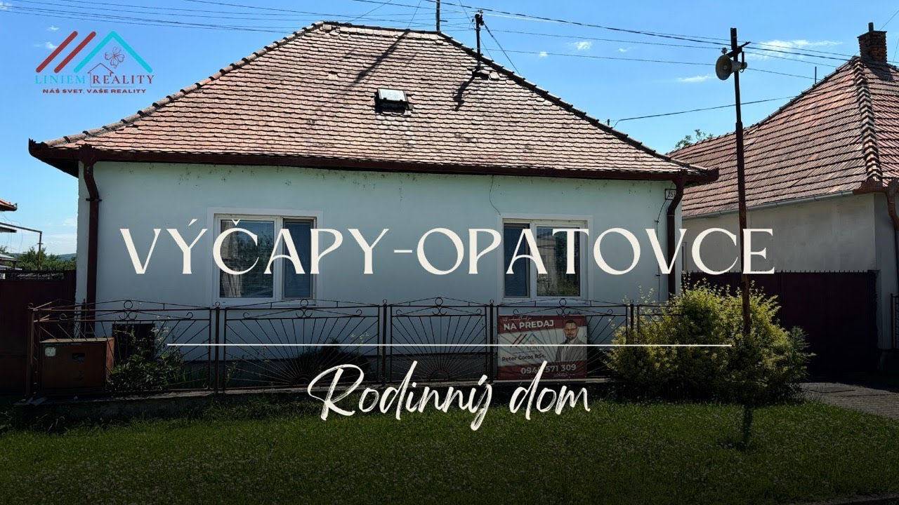🏡 Rodinný dom na predaj v obci Výčapy-Opatovce 🏡