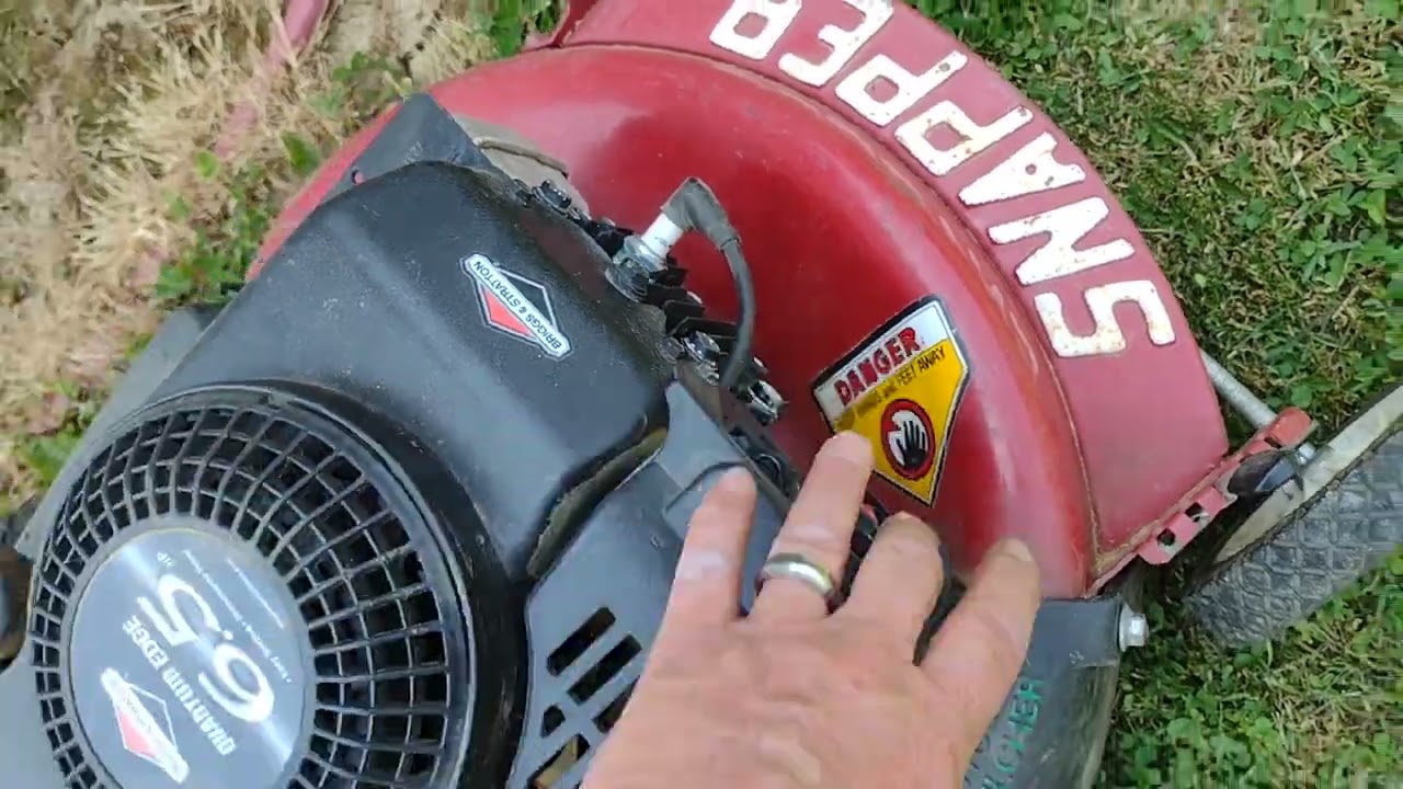 Old Snapper push mower 10 bucks!