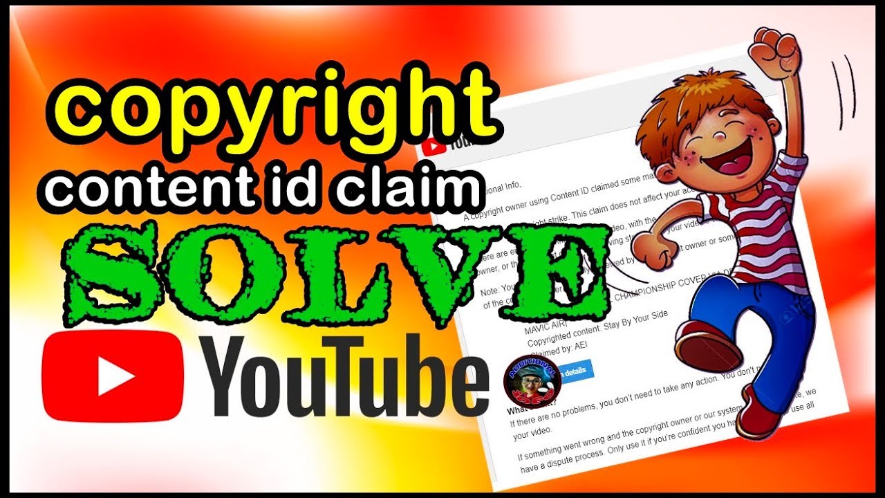 HOW TO REMOVE COPYRIGHT CONTENT ID CLAIM WITHOUT DELETING THE VIDEO