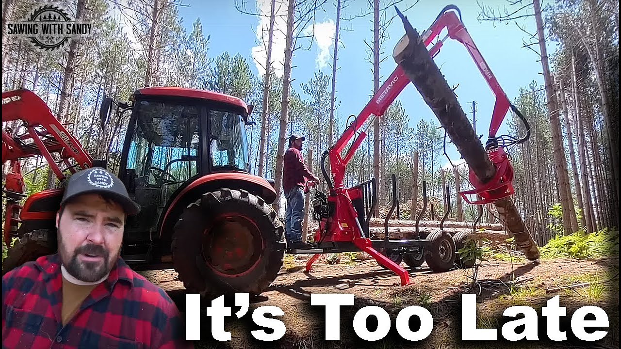 Small Scale Timber Trailer Makes Work Fun Again