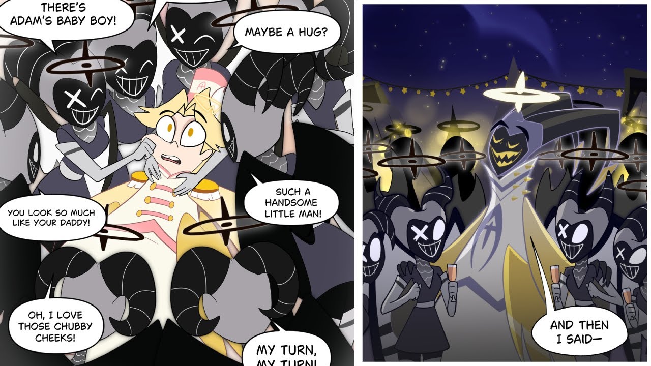Abel, Adam and the Exorcists ⚔️👶 &bull; Hazbin Hotel Season 2 &bull; COMICS COMPILATION