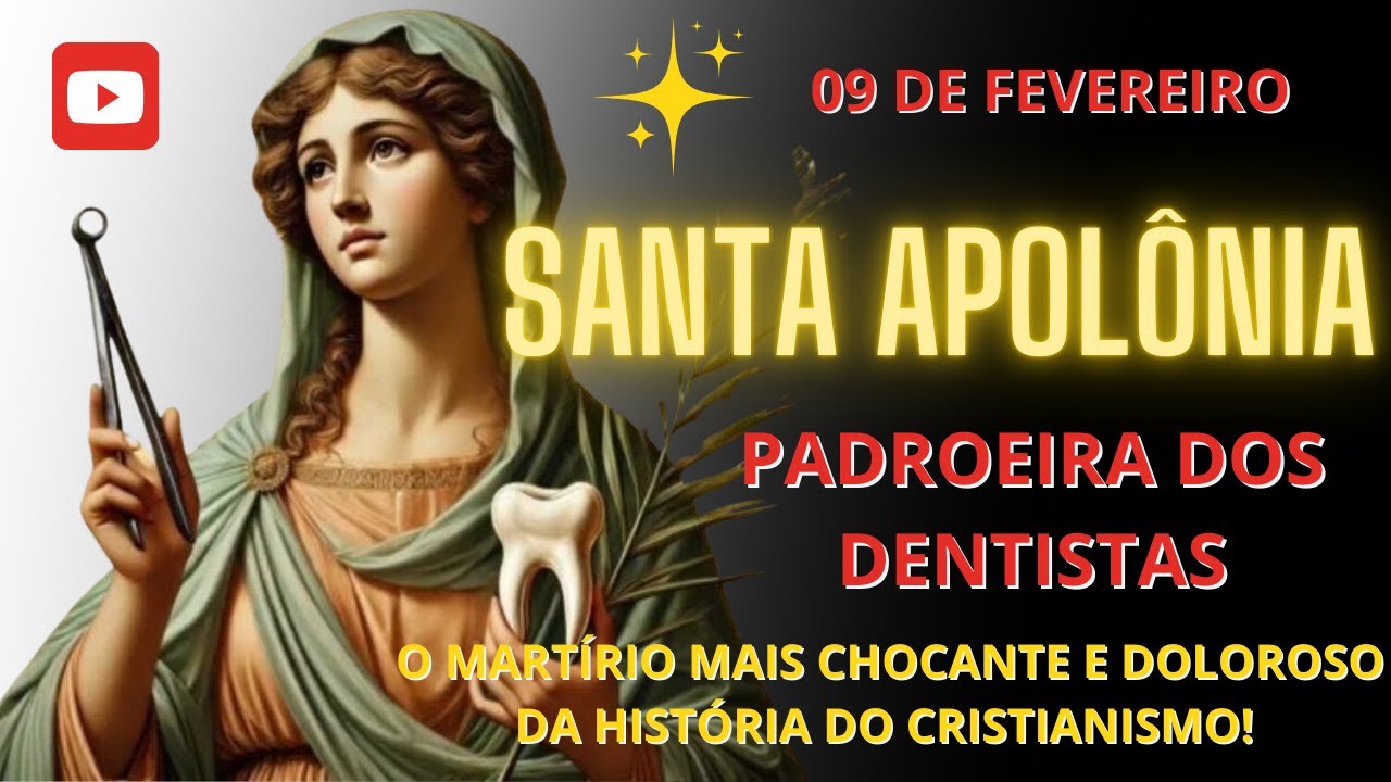 ✅ SANTA APOLÔNIA: PADROEIRA DOS DENTISTAS  MARTÍRIO CHOCANTE E DOLOROSO DA HISTÓRIA DO CRISTIANISMO!