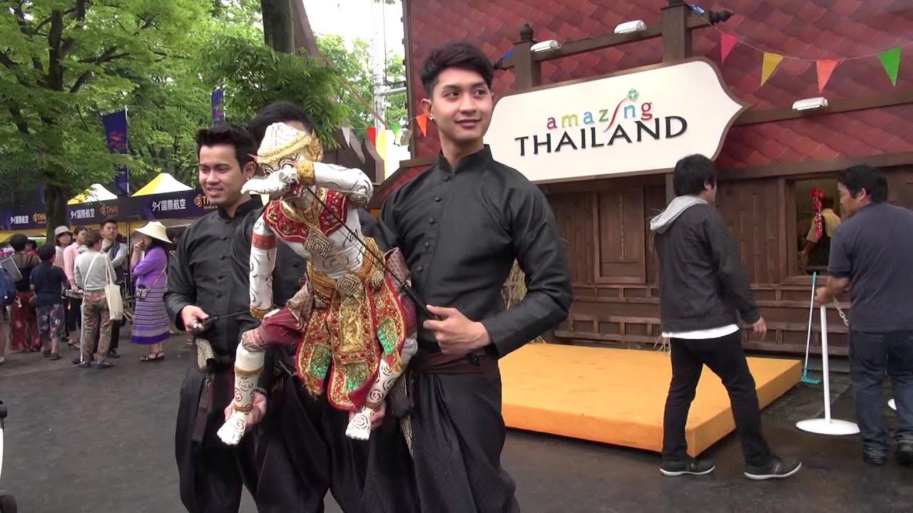 タイフェスティバル東京２０１５年　タイ伝統人形　Puppetry of Thailand　หุ่นกระบอก