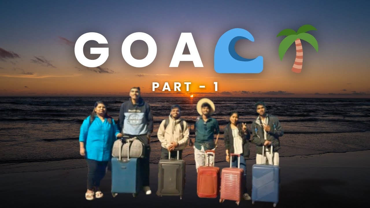 Vlog No. 6 | Way to Goa with Cousins | Part - 1