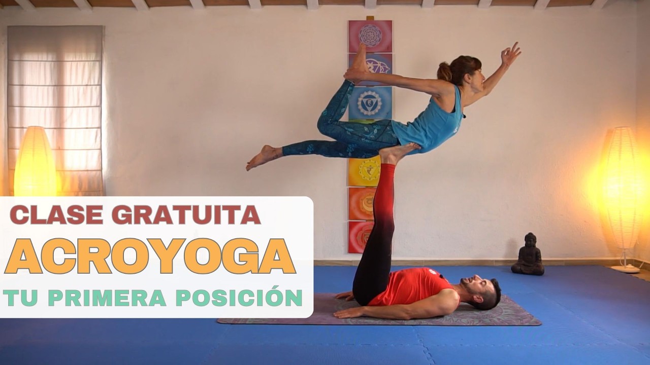 Tu primera posición de acroyoga | Salabhasana (Postura del Pájaro) | Clase Gratis