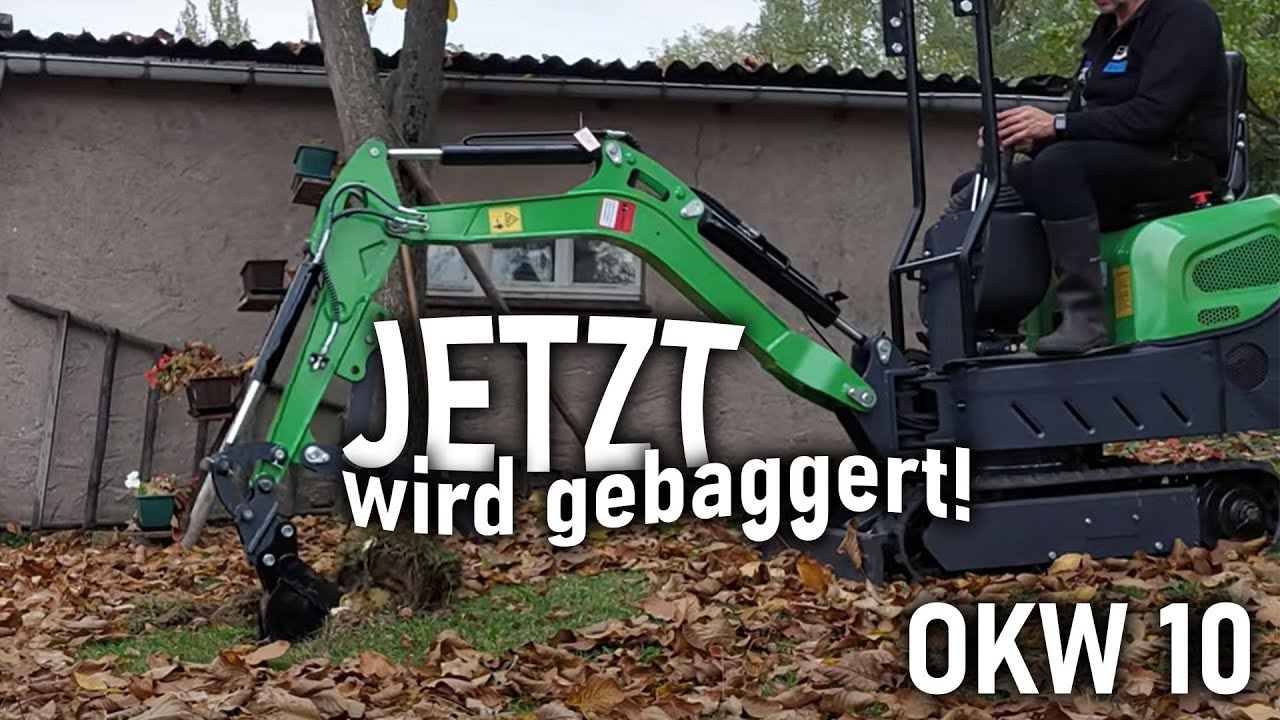 Heut wird gebaggert! Ich kaufe den billigsten neuen Minibagger EU WEST /// OKW10 /// Teil 2